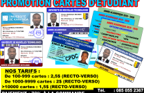 Promotion cartes pour étudiants mediacongo